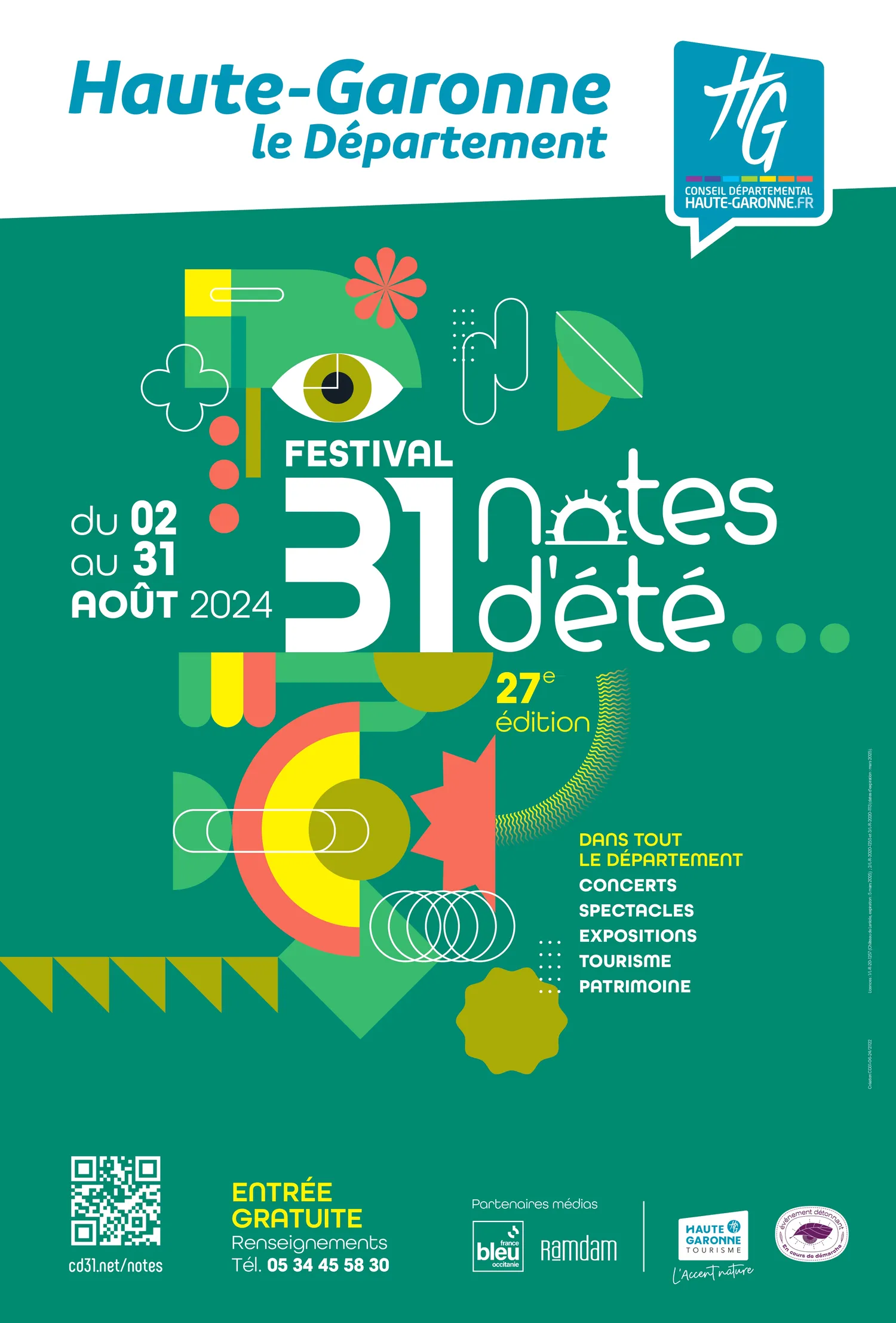 Image qui illustre: Festival 31 Notes D'été - Lareole à Laréole - 2