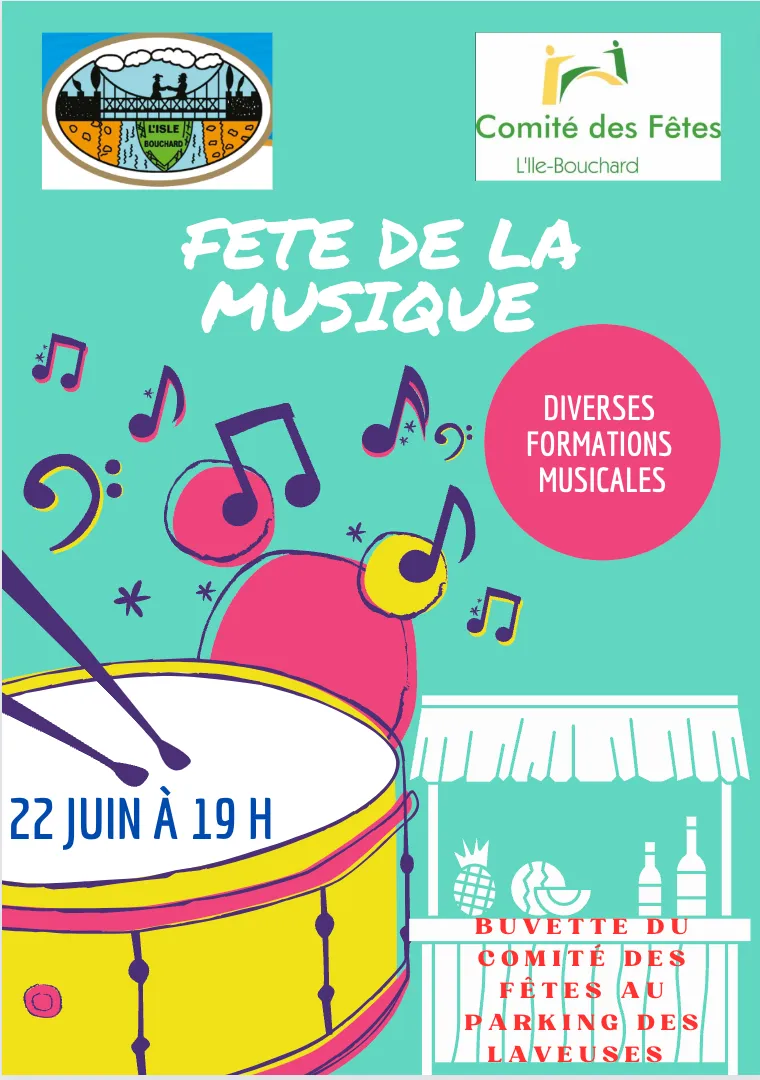 Image qui illustre: Feu De La Saint Jean Et Fête De La Musique à L'Île-Bouchard - 0