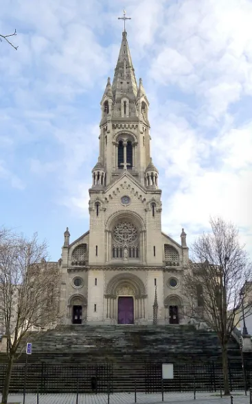 Image qui illustre: Église catholique Notre-Dame-de-la-Croix de Ménilmontant à Paris - 0