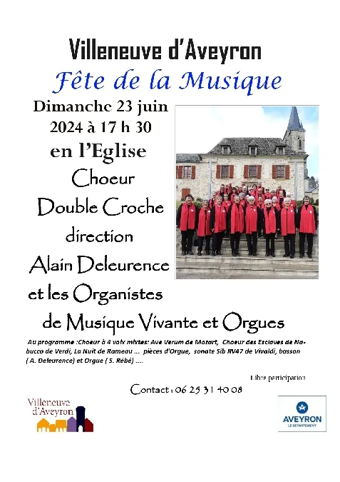 Image qui illustre: Fête De La Musique Autour De L'orgue à Villeneuve - 0
