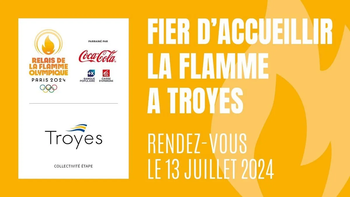 Image qui illustre: La Flamme Olympique Brillera À Troyes ! à Troyes - 0