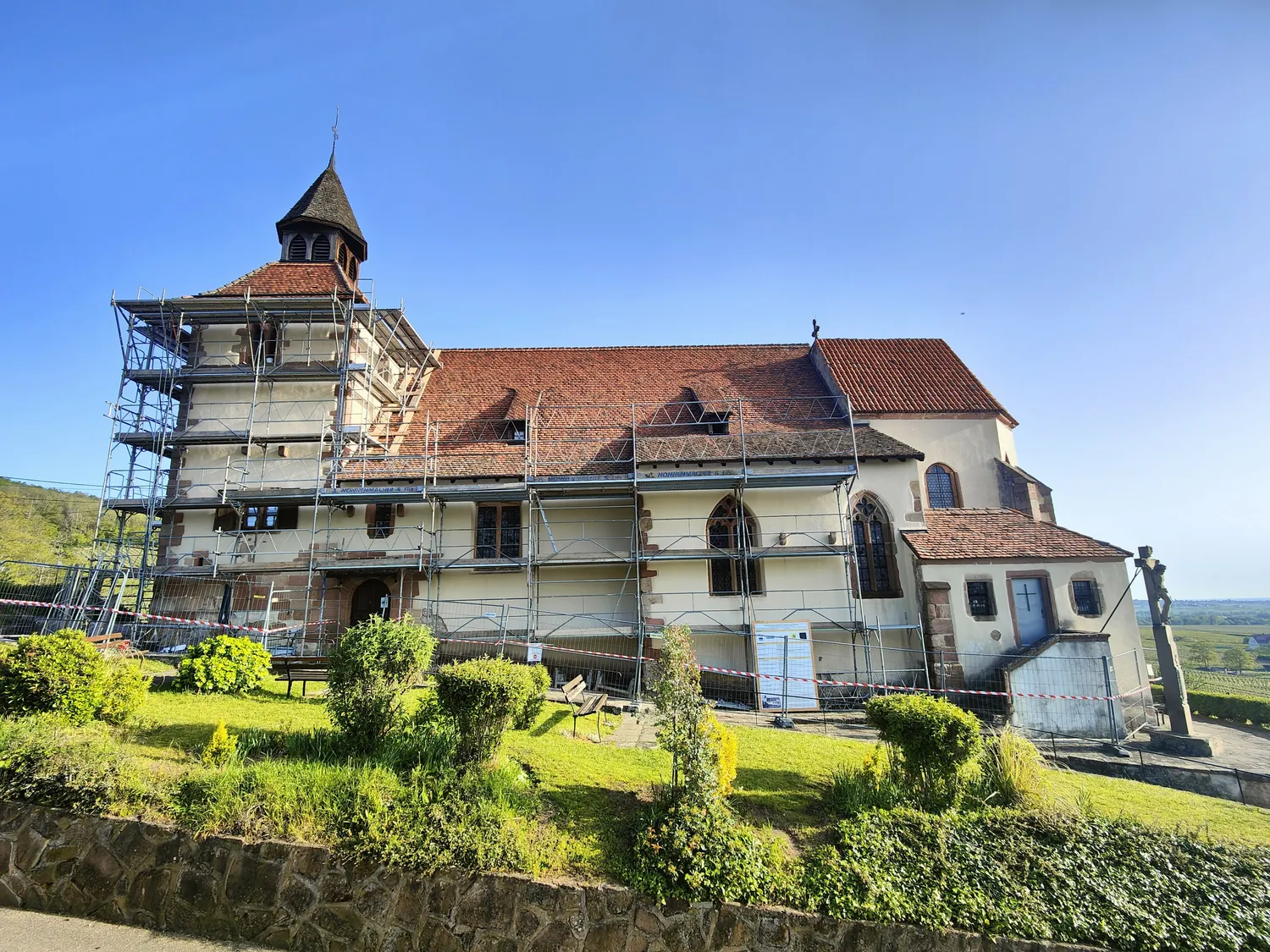 Image qui illustre: Visite guidée d'une chapelle en rénovation à Dambach-la-Ville - 0