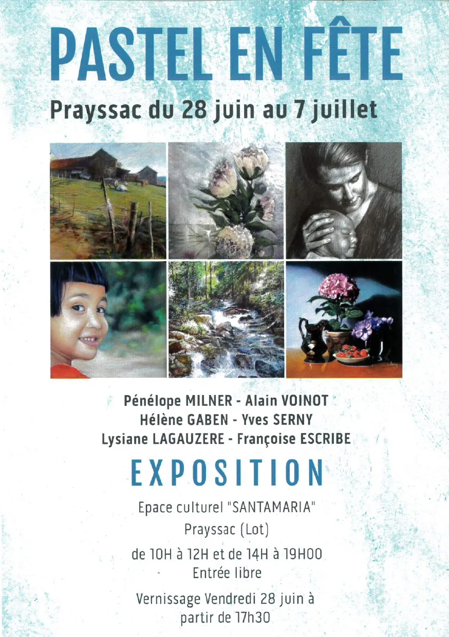 Image qui illustre: Exposition "pastel En Fête" à Prayssac - 2
