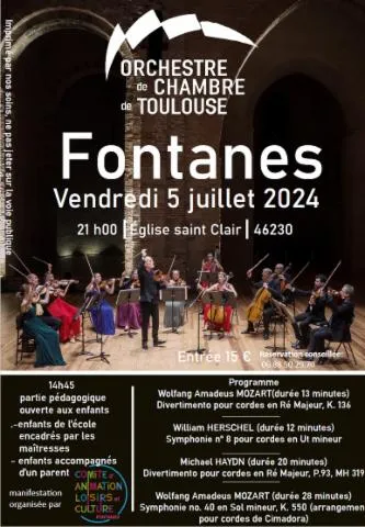 Image qui illustre: Concert De L'orchestre De Chambre De Toulouse À Fontanes