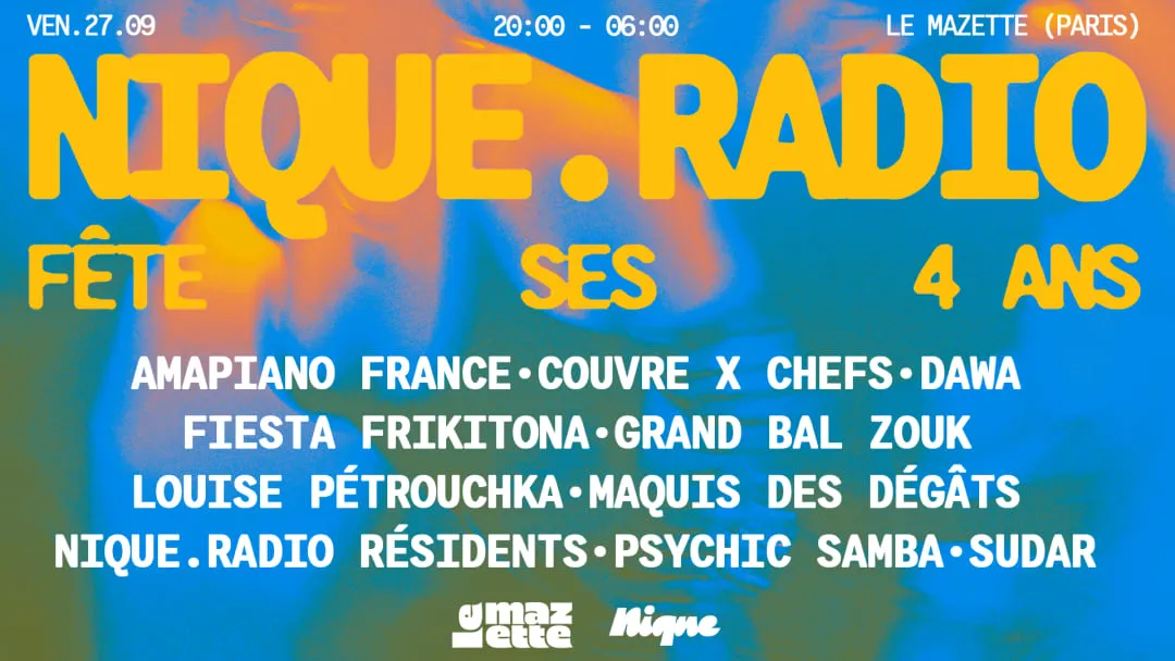 Image qui illustre: Nique.radio fête ses 4 ans à Paris - 0