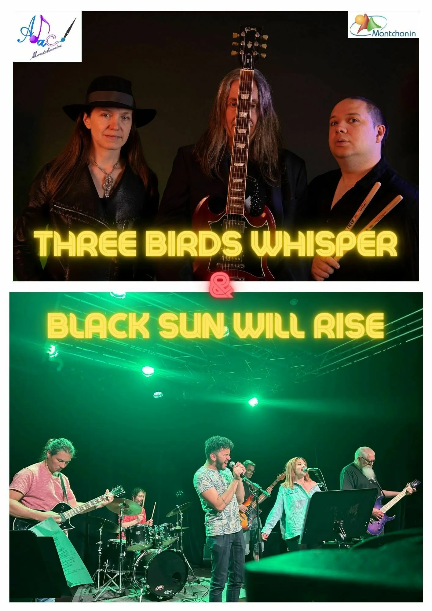 Image qui illustre: Three Birds Whisper et Black Sun Will Rise à Montchanin - 0