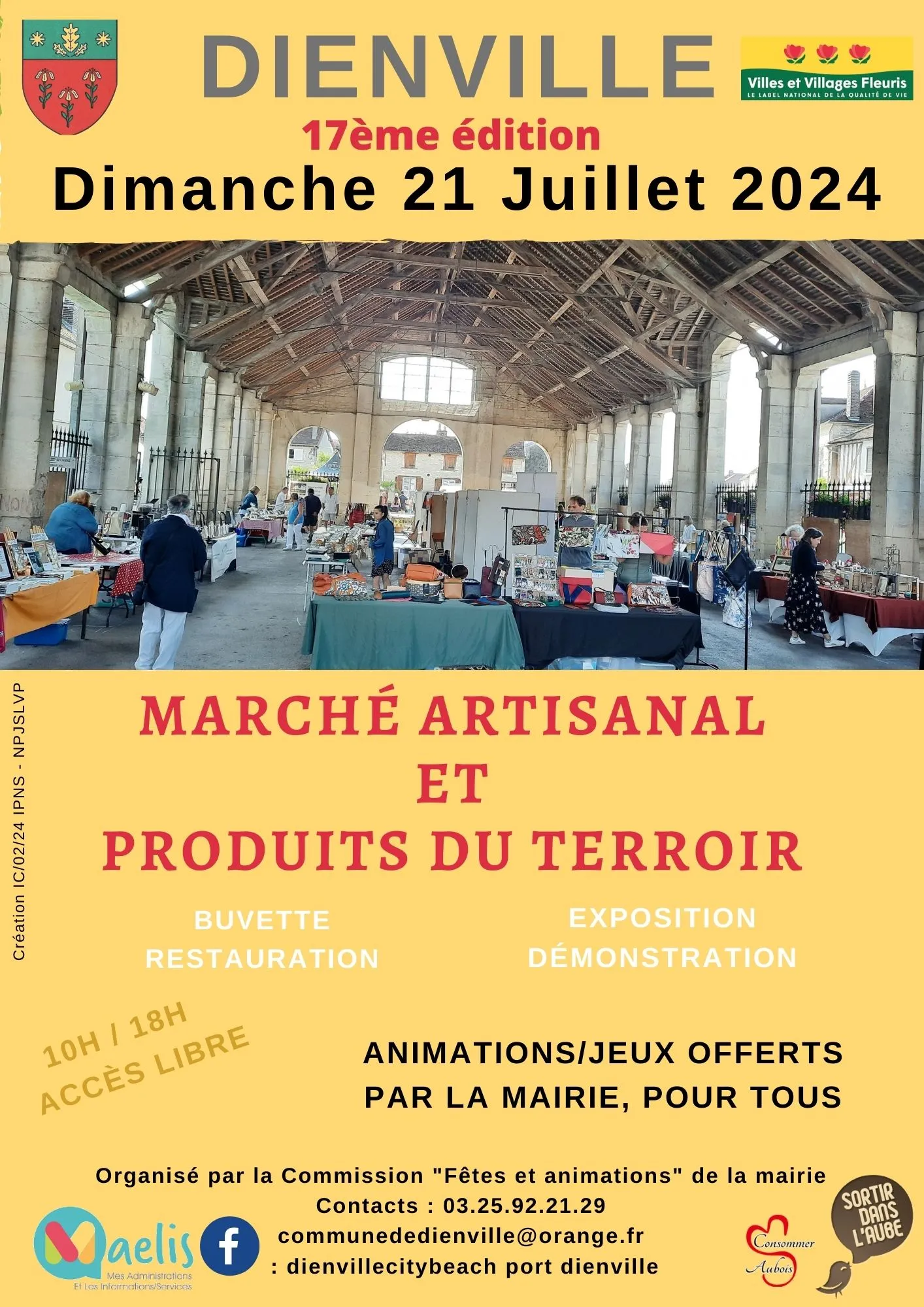 Image qui illustre: 17ème Marché Artisanal Et Produits Du Terroir à Dienville - 1