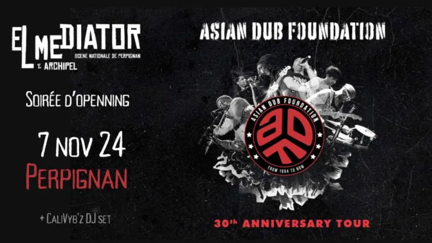 Image qui illustre: Asian Dub Foundation - El Mediator-Perpignan