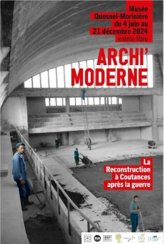 Image qui illustre: Visite guidée flash de l'exposition : archi' moderne, la Reconstruction à Coutances après la guerre