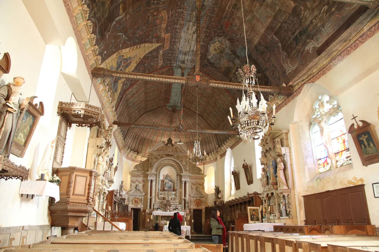 Image qui illustre: Visite guidée de l'église à Cour-Maugis sur Huisne - 0