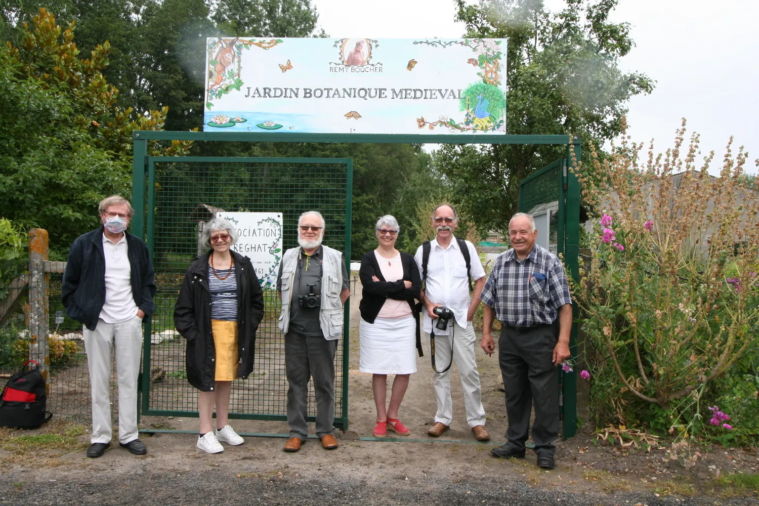 Image qui illustre: visite et découverte du jardin botanique médiéval de Brain sur Allonnes 49650 à Saint-Nicolas-de-Bourgueil - 0