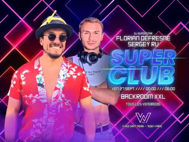 Image qui illustre: SUPERCLUB 27/09/24