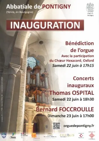 Image qui illustre: Inauguration de l'Orgue de Pontigny