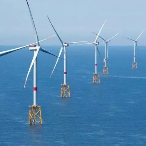 Image qui illustre: Conférence - Les enjeux du premier parc éolien français en mer sur le banc de Guérande