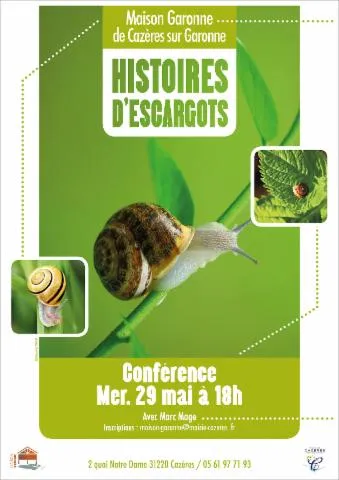Image qui illustre: Conférence "histoires D’escargots"