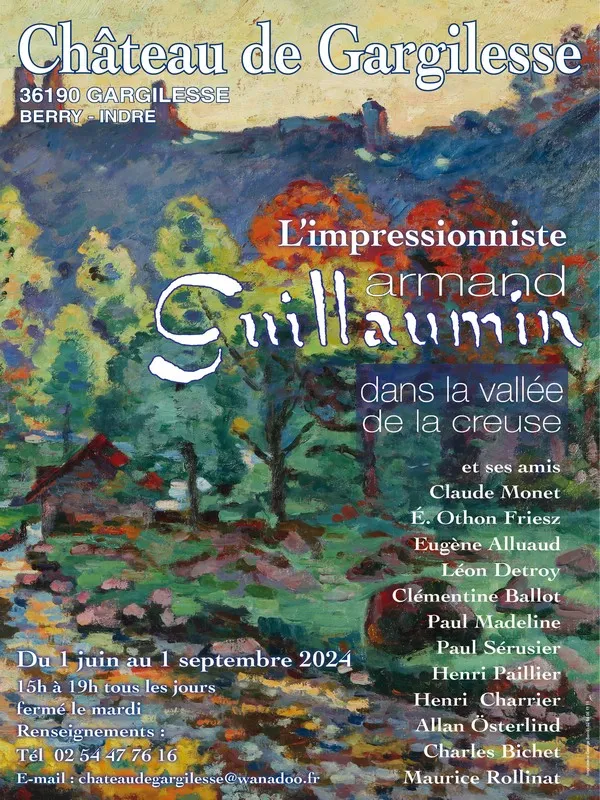 Image qui illustre: Exposition Armand Guillaumin Au Château De Gargilesse à Gargilesse-Dampierre - 0