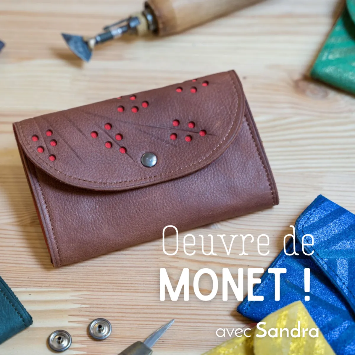 Image qui illustre: Concevez votre porte-monnaie en cuir à La Rochelle - 0