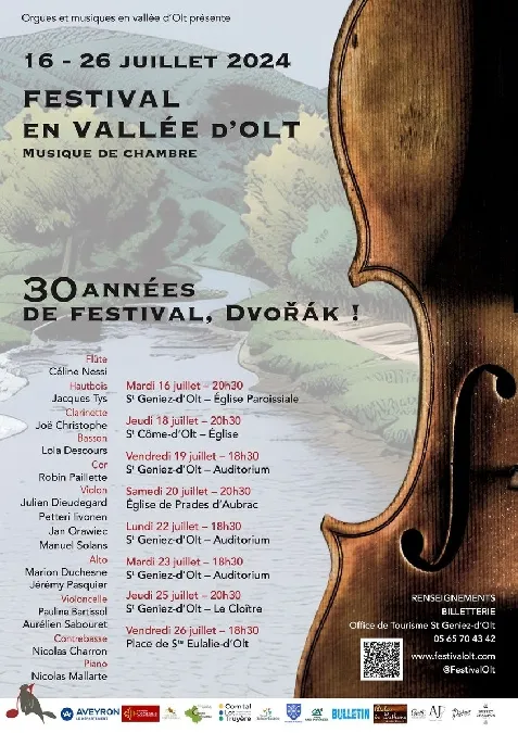Image qui illustre: Concert "festival Musique En Vallée D'olt" à Saint Geniez d'Olt et d'Aubrac - 0