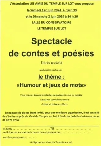 Image qui illustre: Spectale Contes Et Poésies
