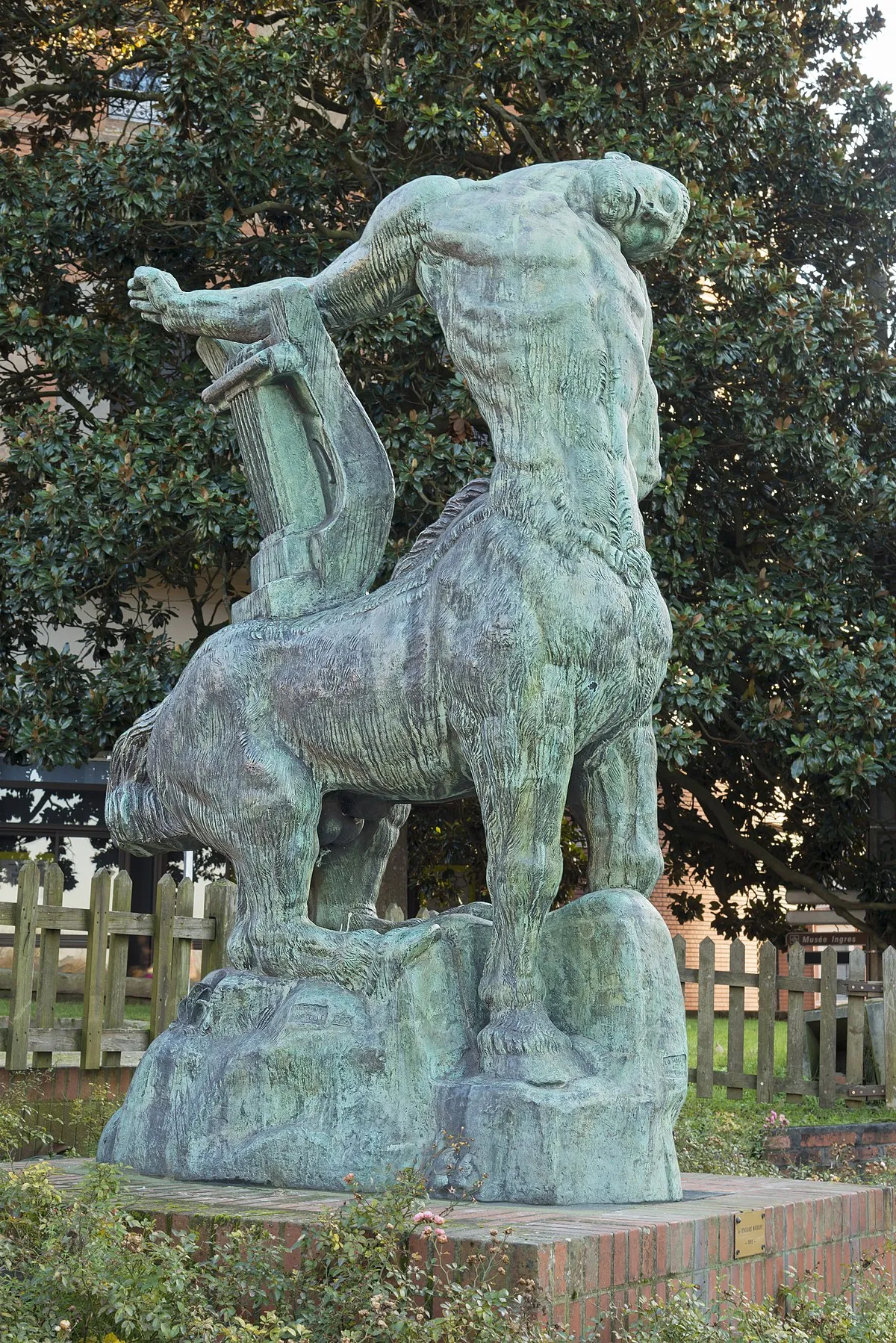Image qui illustre: Centaure mourant ou “la mort du dernier centaure à Montauban - 0