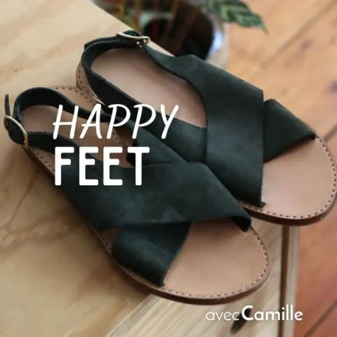 Image qui illustre: Réalisez vos sandales en cuir