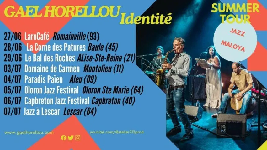 Image qui illustre: Gaël HORELLOU Identité en tournée en France en juillet 2024