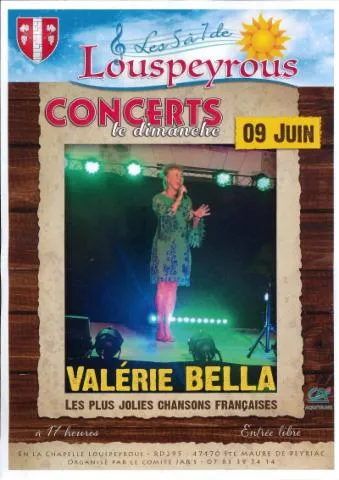 Image qui illustre: Louspeyrous: Valérie Bella en concert