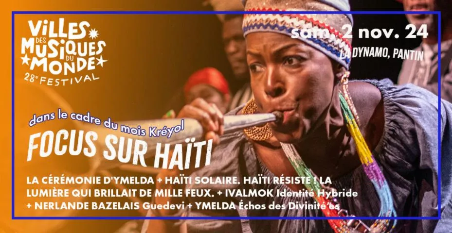 Image qui illustre: Focus sur Haïti : Ymelda, Ivalmok, Nerlande Bazelais, Haïti Solaire. Haïti Résiste ! • Festival Villes des Musiques du Monde