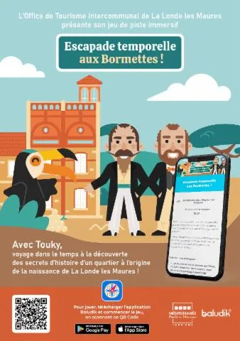 Image qui illustre: Balade interactive Baludik Escapade temporelle aux Bormettes