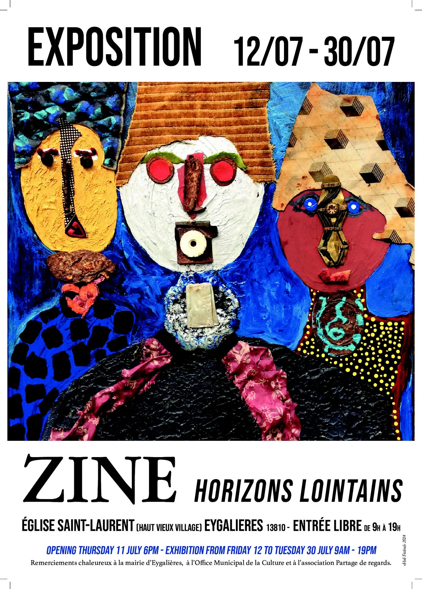 Image qui illustre: Exposition - Zine : Horizons Lointains à Eygalières - 1