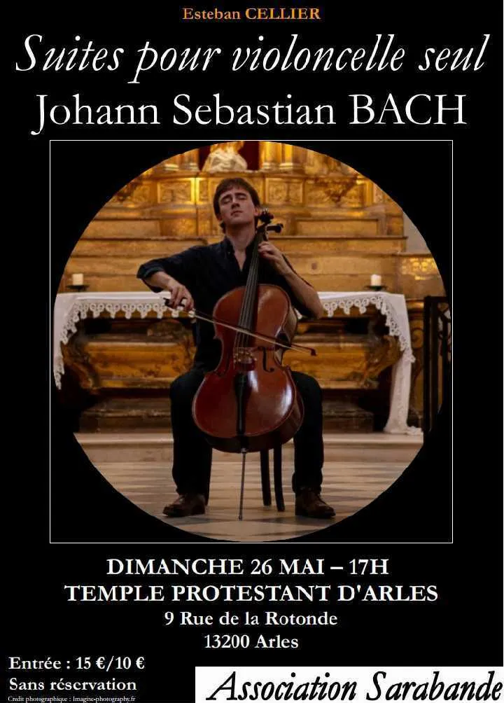 Image qui illustre: Suites pour violoncelle de Bach à Arles - 0