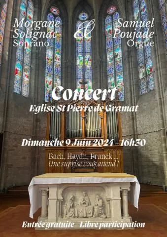 Image qui illustre: Concert Soprano & Orgue Avec Morgane Solignac Et Samuel Poujade