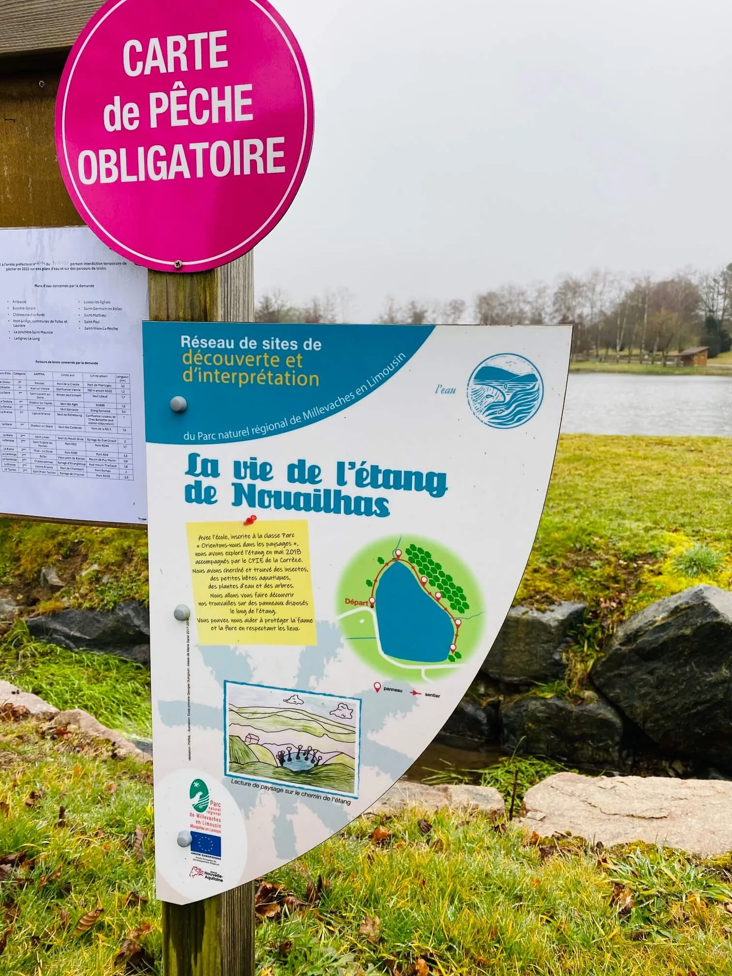 Image qui illustre: Plan D'eau De La Croisille Sur Briance à La Croisille-sur-Briance - 1