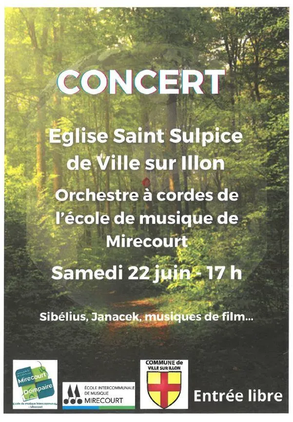 Image qui illustre: Concert : Orchestre À Cordes De L'école Intercommunale De Musique De Mirecourt à Ville-sur-Illon - 0