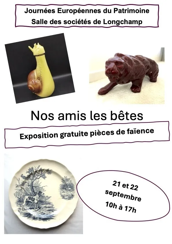 Image qui illustre: Exposition de faïence  Nos amis les bêtes à Longchamp - 0