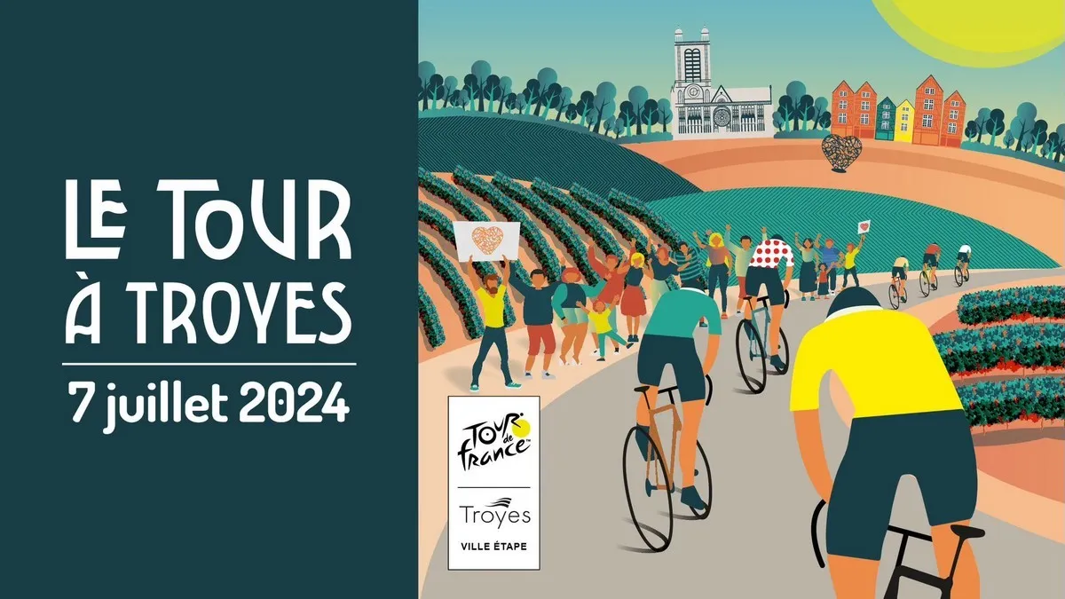Image qui illustre: Troyes-troyes // 9ème Étape Du Tour De France 2024 à Troyes - 0
