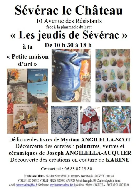 Image qui illustre: "les Jeudis De Sévérac" - Exposition Et Dédicace De Livres À Sévérac-le-château à Sévérac d'Aveyron - 0
