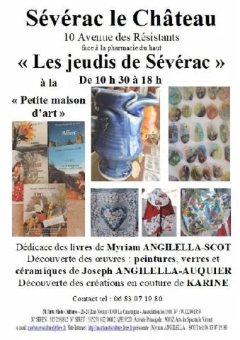 Image qui illustre: "les Jeudis De Sévérac" - Exposition Et Dédicace De Livres À Sévérac-le-château