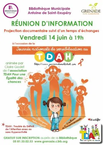 Image qui illustre: Réunion D'information Sur Le Tdah