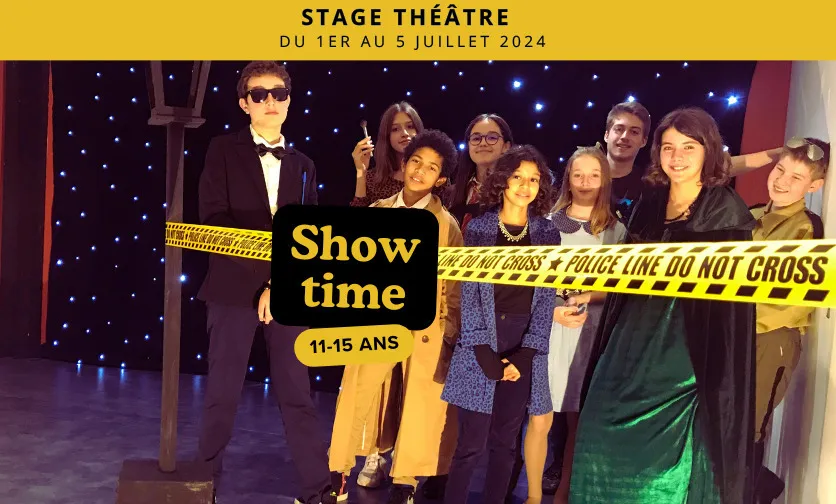 Image qui illustre: Stage 11-15 ans : Show Time 2024 à Orléans - 0