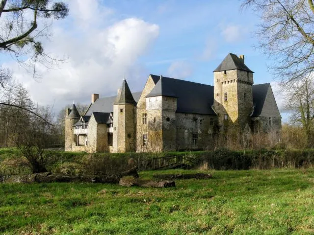 Image qui illustre: Visite de l'ancien château de la Grande Courbe à Brée