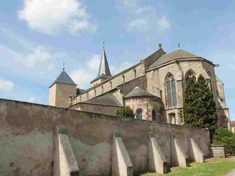 Image qui illustre: Eglises Ouvertes- Marsal- Collegiale Saint-leger à Marsal - 0