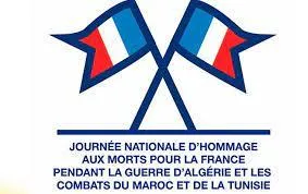 Image qui illustre: Journée Nationale D'hommage Aux Morts Pour La France Algérie/maroc/tunisie