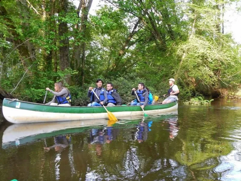 Image qui illustre: Balade guidée en canoë collectif sur la Leyre à Le Teich - 1