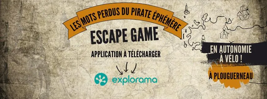 Image qui illustre: Escape Game en vélo - Les mots perdus du pirate éphémère