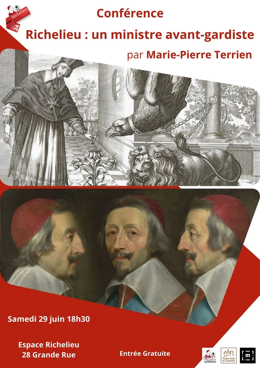 Image qui illustre: Conférence : Richelieu, Un Ministre Avant-gardiste à Richelieu - 0