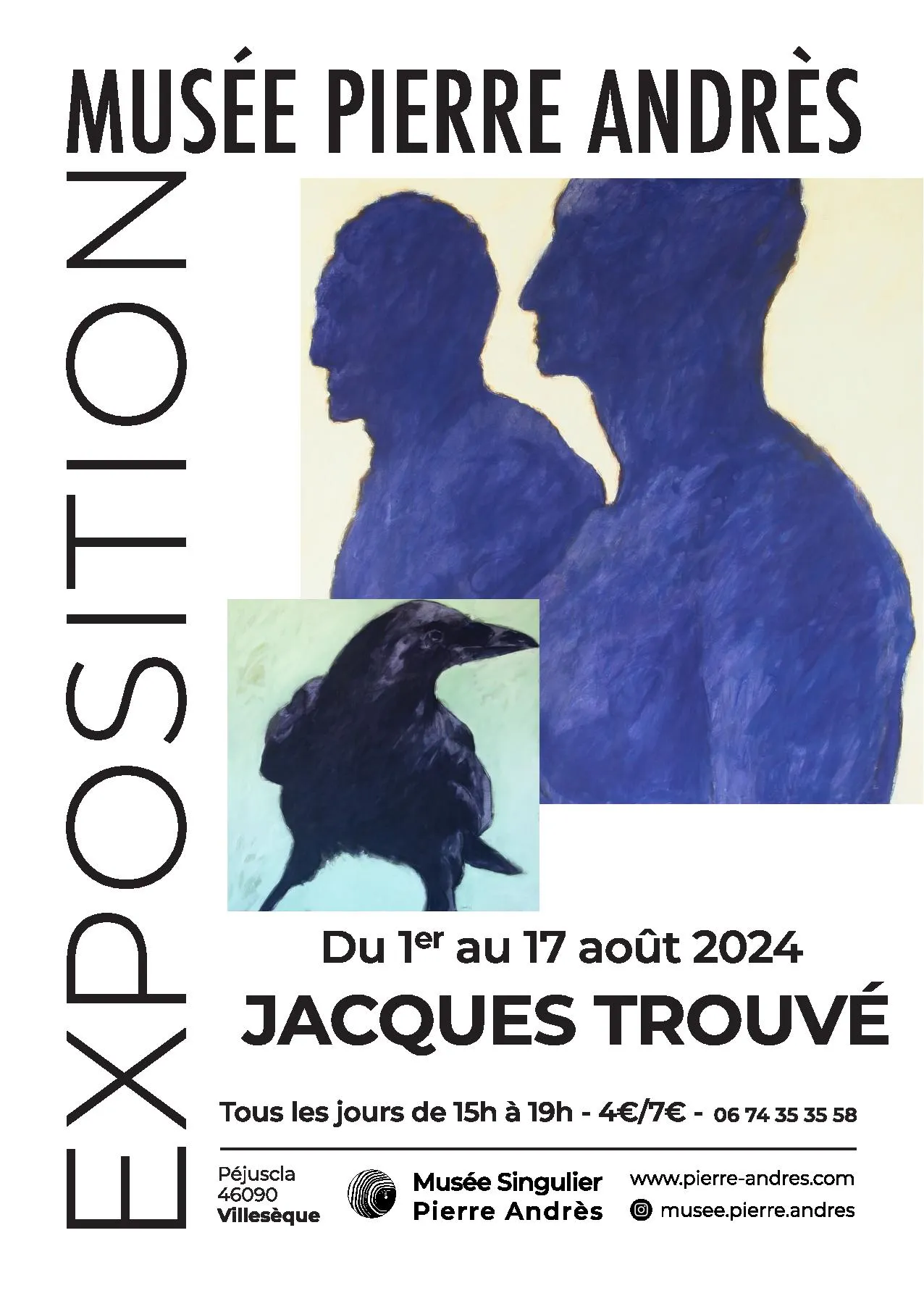 Image qui illustre: Exposition Au Musée Pierre Andrès: Jacques Trouvé à Villesèque - 0