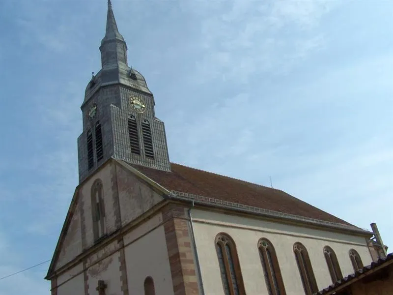 Image qui illustre: Eglise Saint Ulrich à Schnersheim - 0