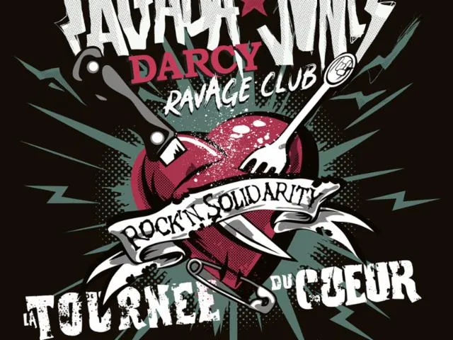Image qui illustre: Tagada Jones + Darcy + Ravage Club // La Tournée Du Coeur