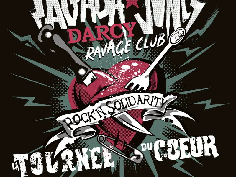 Image qui illustre: Tagada Jones + Darcy + Ravage Club // La Tournée Du Coeur à Freyming-Merlebach - 1